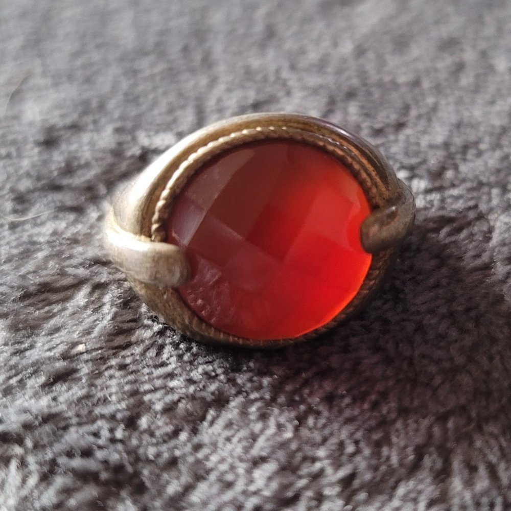 Carnelian & Sterling Ring by Whitney Kelly